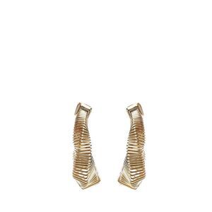 Alaïa Women "Square Spiral" Small Hoop Earrings